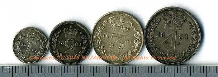 イギリス ヴィクトリア マウンディセット 1881年 – 野崎コイン