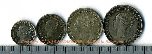 イギリス　ヴィクトリア マウンディセット　1881年 - 野崎コイン