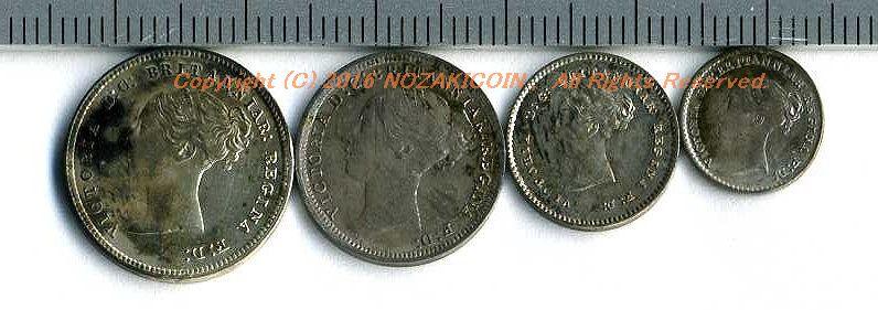 イギリス　ヴィクトリア マウンディセット　1871年 - 野崎コイン