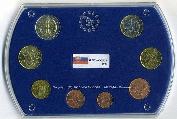 スロバキア　ユーロコインセット　2009 - 野崎コイン