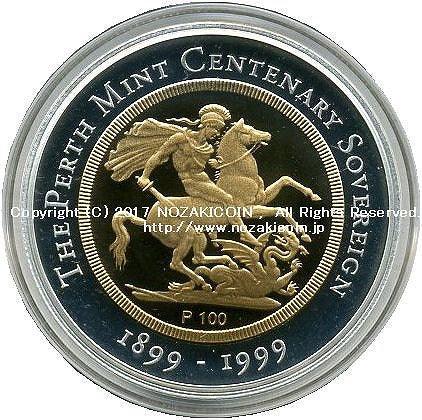 オーストラリア　100ドル金貨　1999年 - 野崎コイン