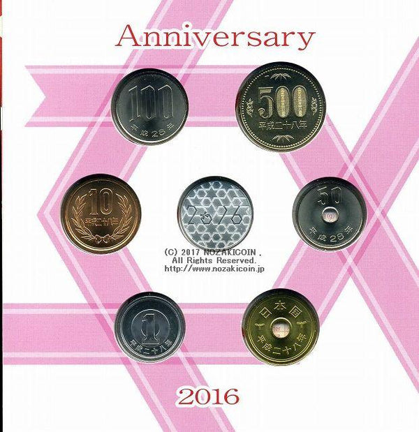 平成28年（2016年）　記念日貨幣セット - 野崎コイン