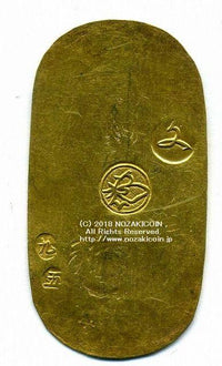 文政小判金 極美 背刻印 九五 鑑定書付 325 – 野崎コイン