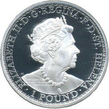 セントヘレナ　イギリス領　1ポンド銀貨　2021年　ウナとライオン - 野崎コイン