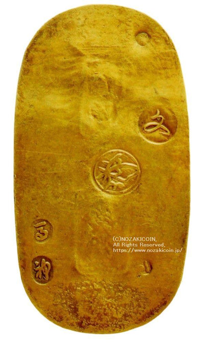 文政小判金 背刻印 馬神 七福小判 鑑定書付 566 – 野崎コイン