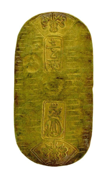 文政小判金 背刻印 仲七 鑑定書付 372 – 野崎コイン