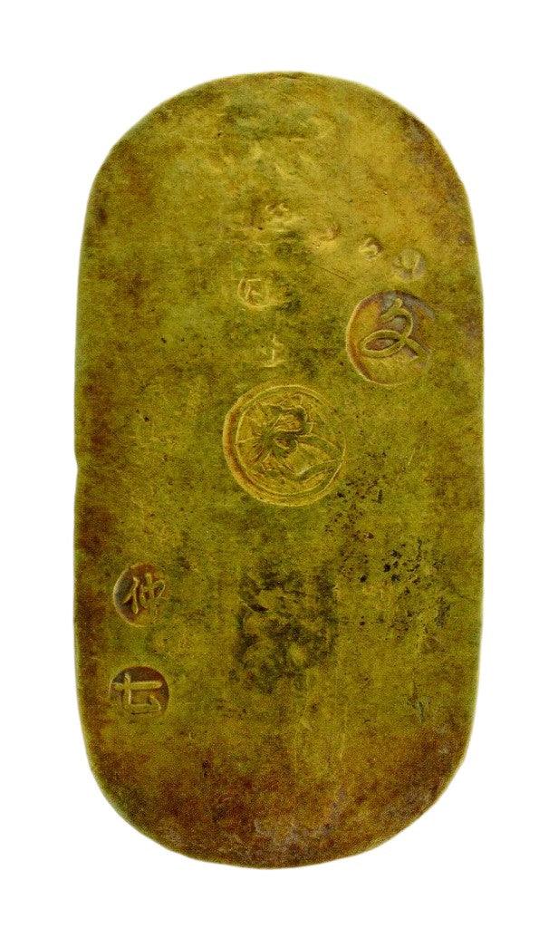 文政小判金 背刻印 仲七 鑑定書付 372 – 野崎コイン