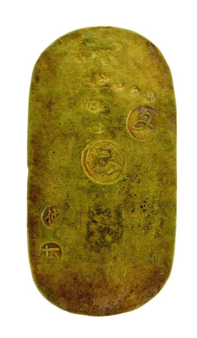 文政小判金 背刻印 仲七 鑑定書付 372 – 野崎コイン