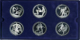 ギリシャ　アテネオリンピック公式記念コイン　銀貨６枚セット? - 野崎コイン