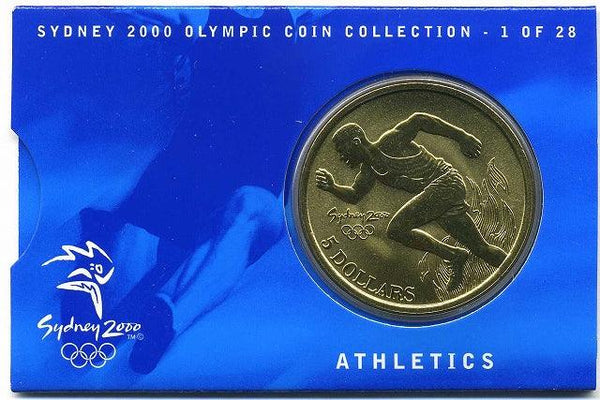 オーストラリア　シドニーオリンピック５ドル黄銅貨　陸上 - 野崎コイン