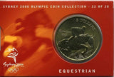オーストラリア　シドニーオリンピック５ドル黄銅貨　馬術 - 野崎コイン