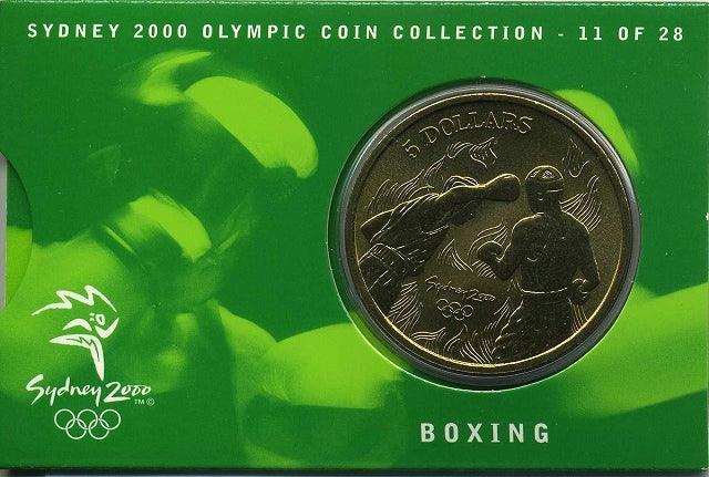 オーストラリア　シドニーオリンピック５ドル黄銅貨　ボクシング - 野崎コイン
