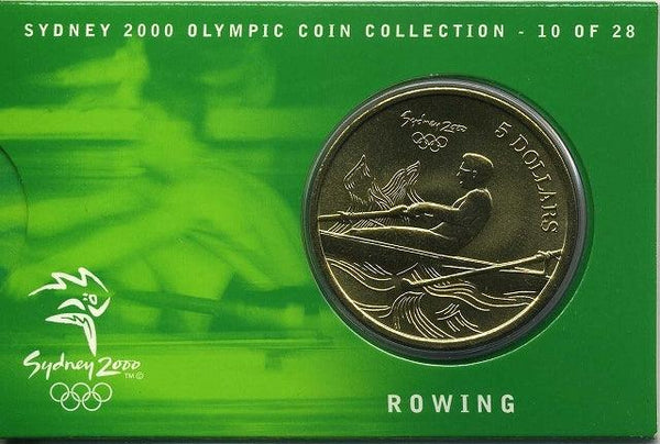 オーストラリア　シドニーオリンピック５ドル黄銅貨　ボート - 野崎コイン