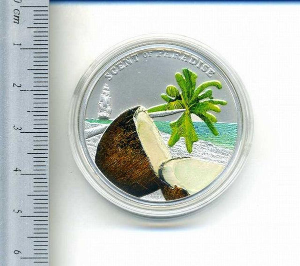 パラオ　天国の香り　５ドル銀貨　２００９年 - 野崎コイン