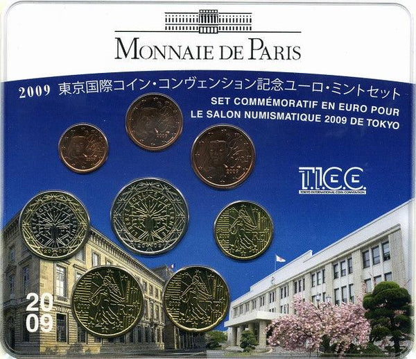 フランス　東京国際コインコンベンション記念ユーロセット2009年 - 野崎コイン