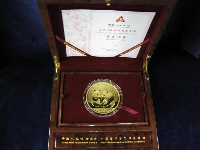中国　パンダ金貨　2009年　2000元　5オンス - 野崎コイン