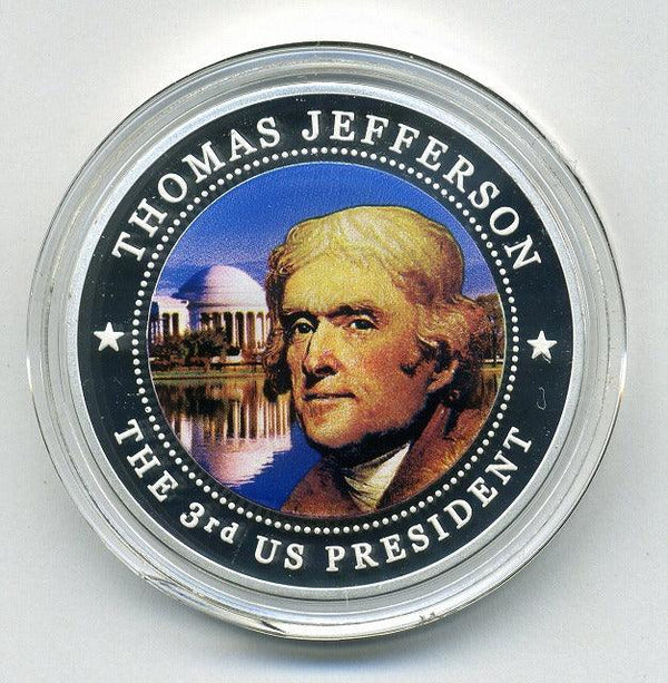 リベリア　ジェファーソン大統領　５ドルカラー貨 - 野崎コイン