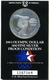 アメリカ　ロサンゼルスオリンピック　１ドル銀貨 - 野崎コイン